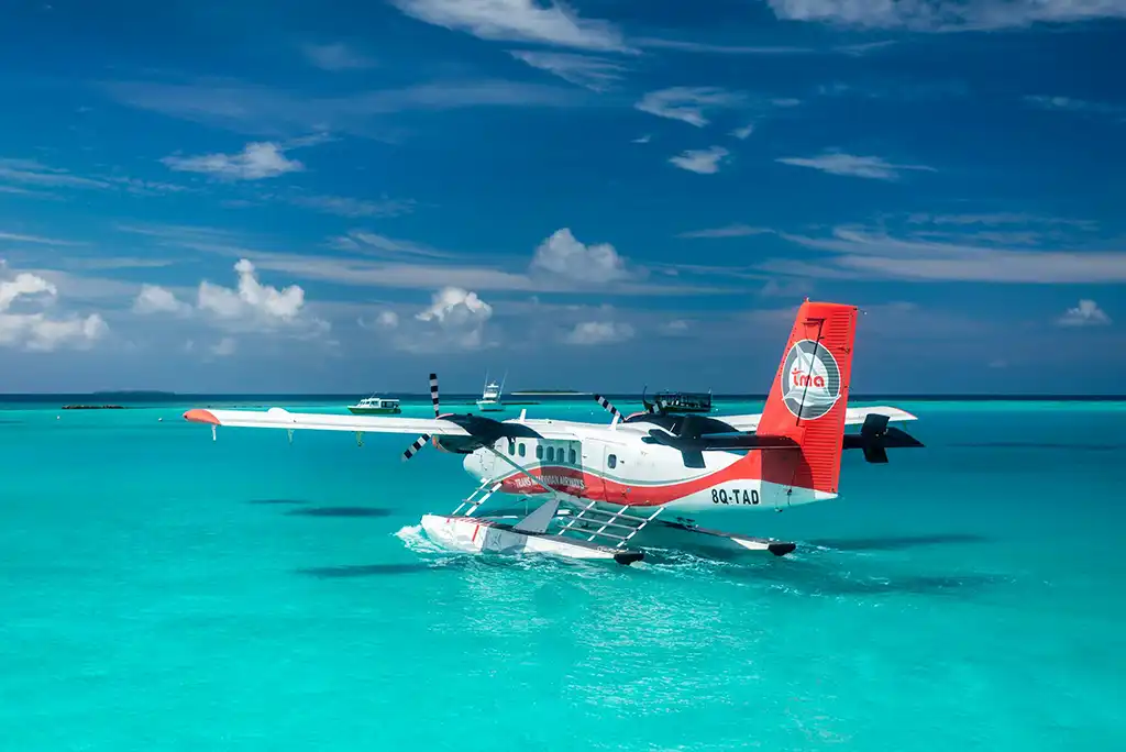 Maldives sea plane