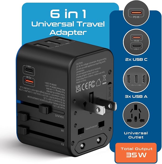 Travel Essential universal travel adapter2