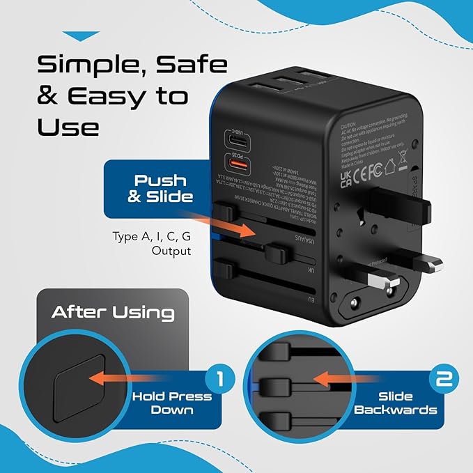 Travel Essential universal travel adapter5